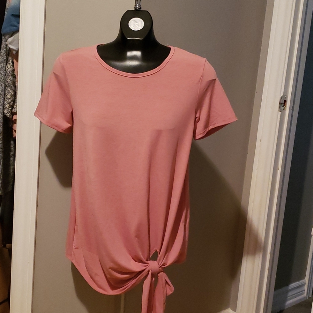 Suzi Shier silky shirt size sm